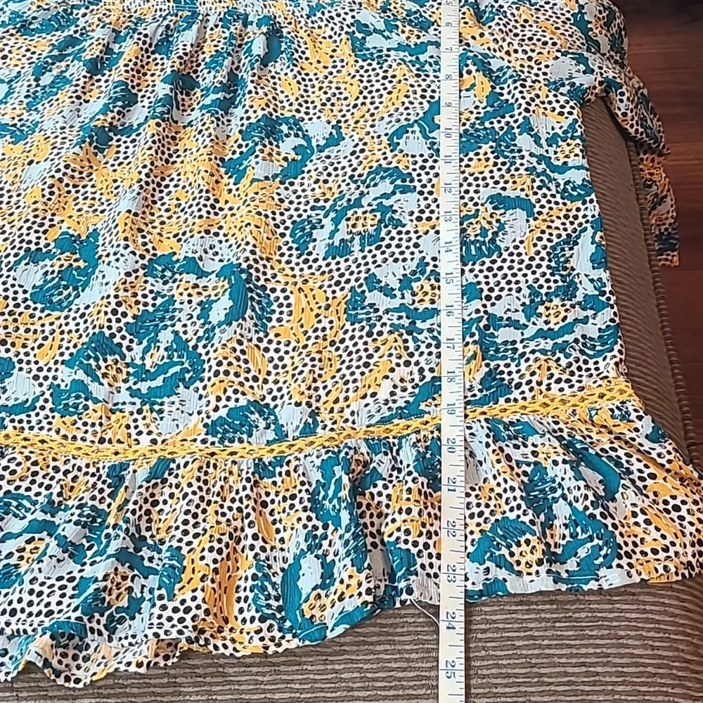 Fever Mixed Prints Blouse - Picture 10 of 12